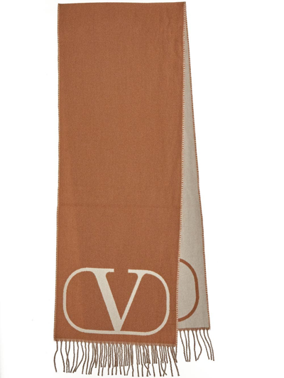 Shop Valentino Logo Scarf