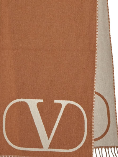 Shop Valentino Logo Scarf