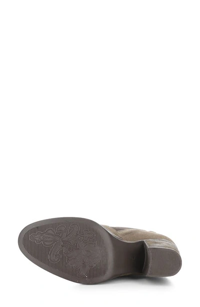 Bos. & Co. Bellini Waterproof Chelsea Boot In Taupe/ Dkbrown Suede