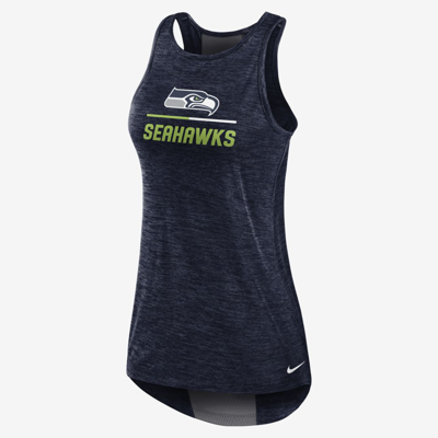 Shop Nike Women's Dri-fit (nfl Seattle Seahawks) Tank Top In Blue