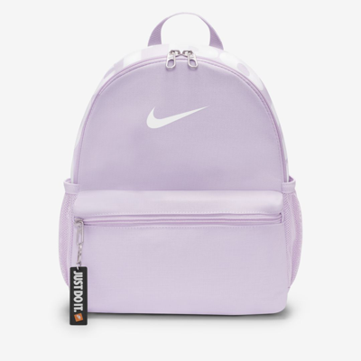 Shop Nike Brasilia Jdi Kids' Backpack (mini) In Purple