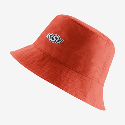 Shop Nike Unisex College (oklahoma State) Bucket Hat In Orange