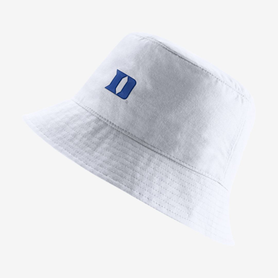 Shop Nike Unisex College (duke) Bucket Hat In White