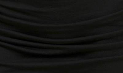 Shop Reformation Raydon Tencel® Lyocell Blend Body-con Minidress In Black
