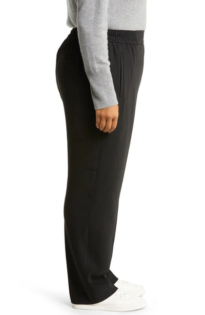 Nordstrom Straight Leg Pull-on Pants In Black