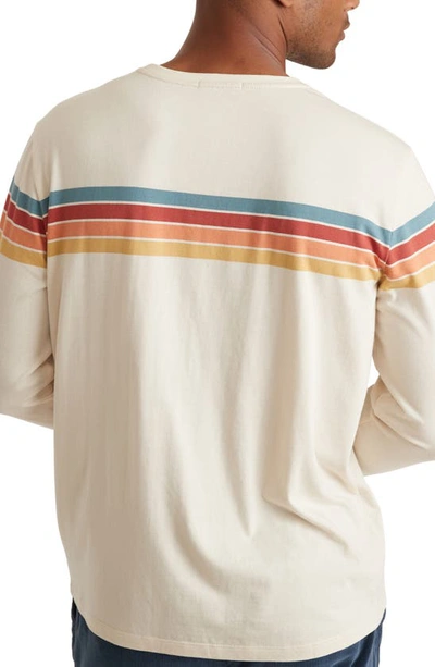 Shop Marine Layer Engineered Sunset Stripe Long Sleeve T-shirt