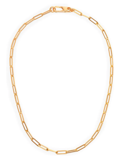 Shop Otiumberg Gold Vermeil-plated Chain-link Necklace In Yellow Gold
