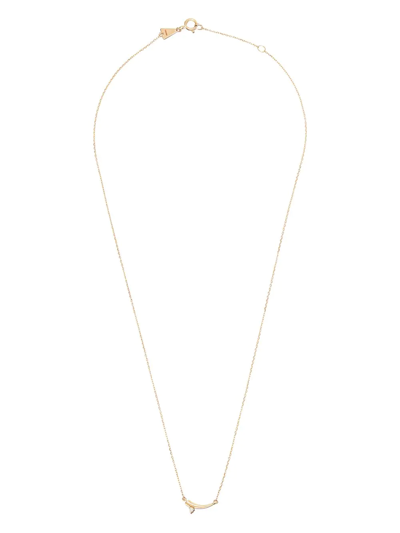 Shop Adina Reyter 14kt Yellow Gold Thorn Tiny Diamond Necklace