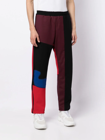 Shop Bethany Williams Colour-block Track Pants In Mehrfarbig