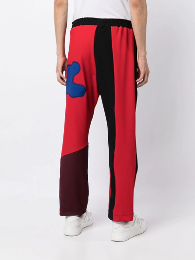 Shop Bethany Williams Colour-block Track Pants In Mehrfarbig