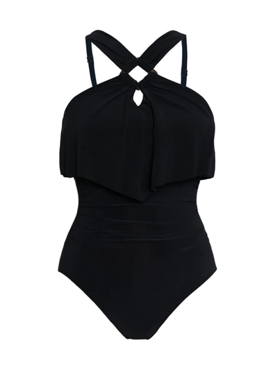 Shop Magicsuit Women's Liza Square-cut One-piece Swimsuit In Black