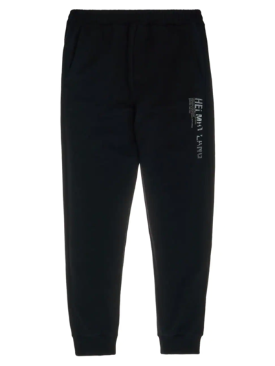 Shop Helmut Lang Men's Crumple Jogger Sweatpants In Black