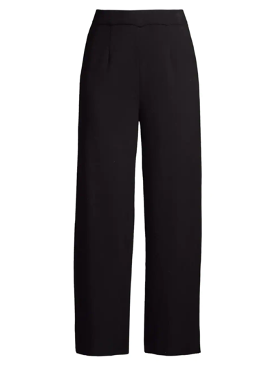 Shop Misook Women's Straight-leg Pants In Black