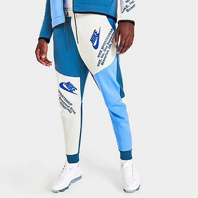 Nike Men's Sportswear Tech Fleece Gx Jogger Pants In Light Bone/dark Marina  Blue/university Blue/game Royal | ModeSens