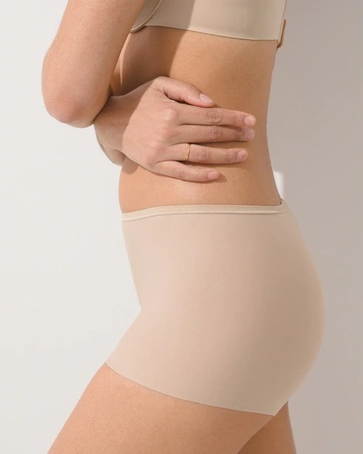 Soma Vanishing Edge Microfiber Boyshort In Light Pink