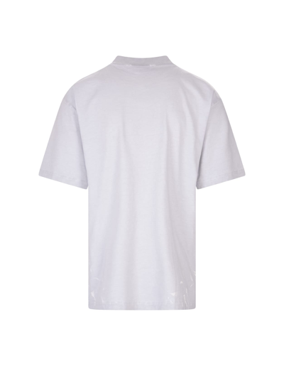 Shop Balenciaga Woman White 90/10 Large Fit T-shirt In Dirty White