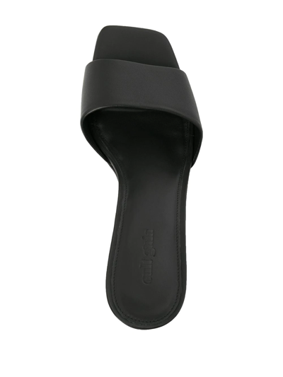 Cult Gaia Cora 50mm Mules In Black