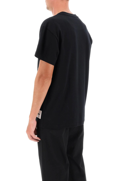 Shop Jil Sander 3-pack Organic Cotton T-shirts In Black