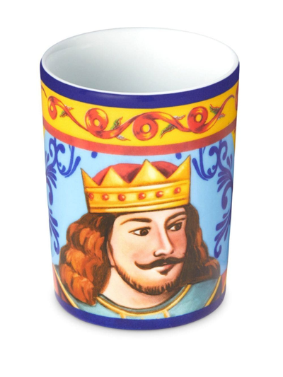 Shop Dolce & Gabbana Archive-print Porcelain Cup In Multicolour