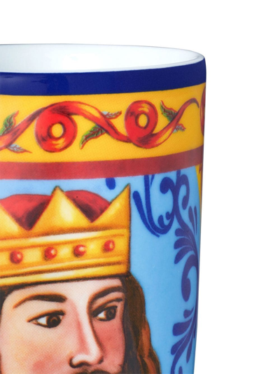 Shop Dolce & Gabbana Archive-print Porcelain Cup In Multicolour