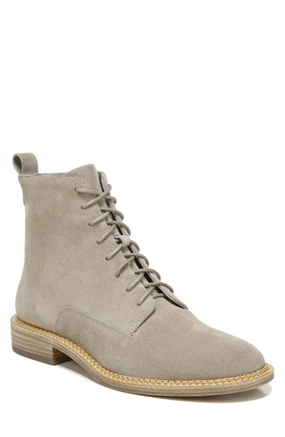 Shop Vince Cabria Lace-up Boot In Light Grey
