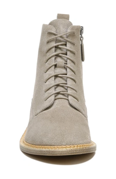 Shop Vince Cabria Lace-up Boot In Light Grey