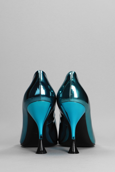 3juin Bahia Vegas Sky Stilello Heels In Green