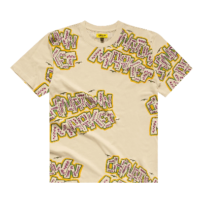Pre-owned Chinatown Market Creature Tee 'bone' In Grey