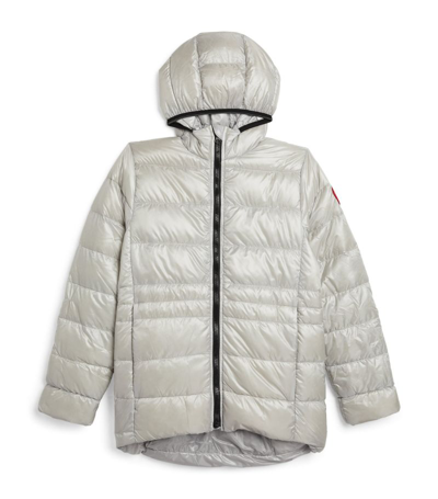 Shop Canada Goose Padded Cypress Puffer Coat (7-16 Years) In Silver