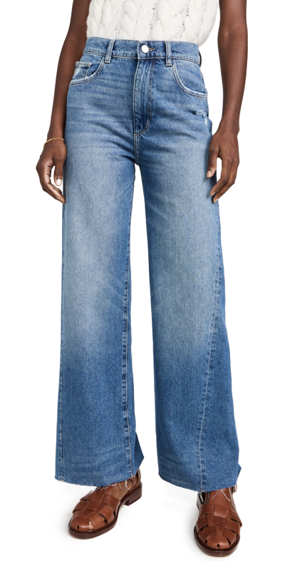 Shop Dl Hepburn Wide Leg: High Rise Vintage Jeans