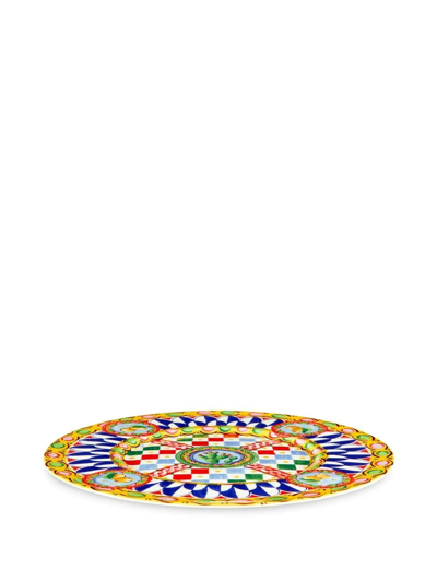 Dolce & Gabbana Porcelain Charger Plate In White