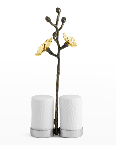 Michael Aram Gold Orchid Salt And Pepper Set