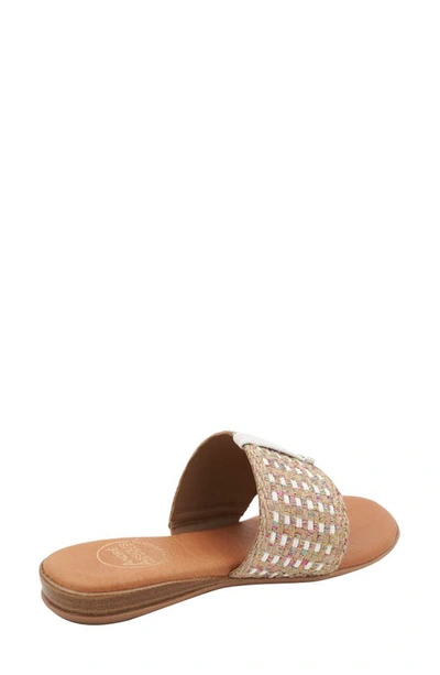 Shop Andre Assous Nice Featherweights™ Slide Sandal In Natural