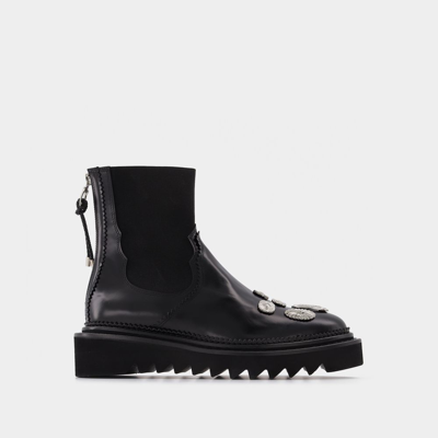 Shop Toga Aj1228 Ankle Boots -  Pulla - Leather - Black