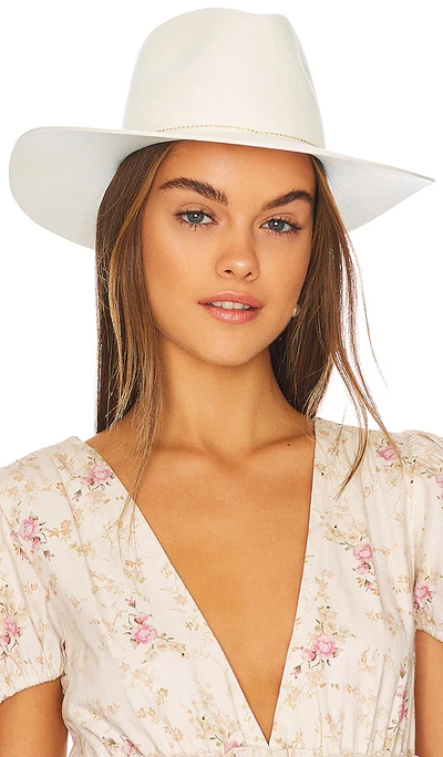 Shop Van Palma Basile Hat In Off White