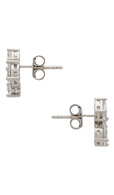 Shashi Pierre Stud In Silver