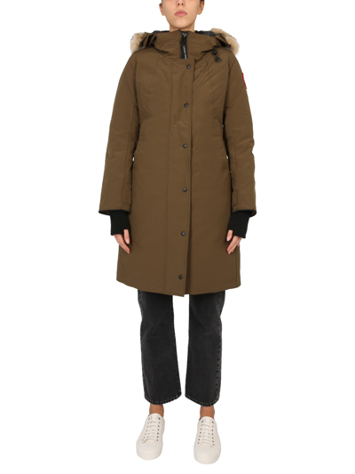 Shop Canada Goose Sherbrooke Parka In Verde