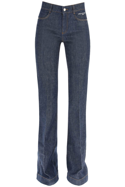 Stella Mccartney The 70 Flare Jeans In Blue Denim In Dark Blue (blue) |  ModeSens