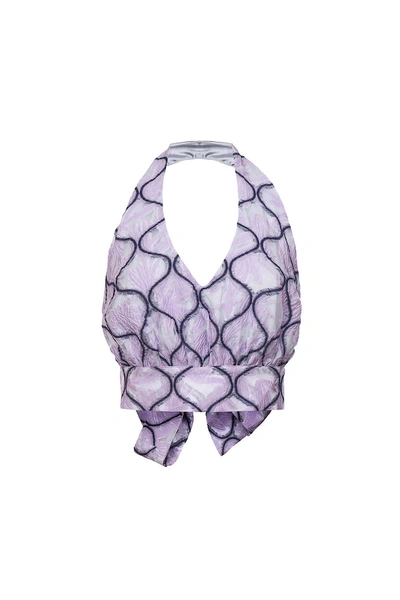 Shop Andreeva Lavender Cross In Purple