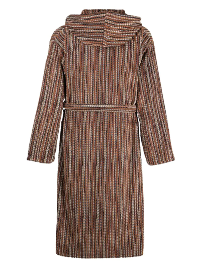 Missoni All-over Pattern Print Robe In Neutrals