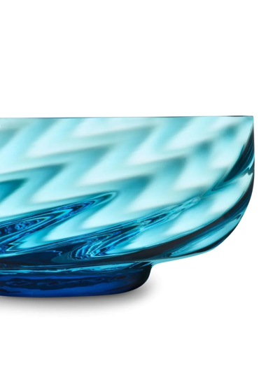 Shop Dolce & Gabbana Two-pack Murano Glass Bowls In Blue