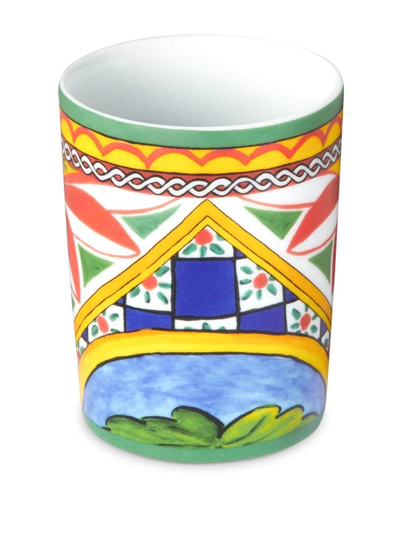 Shop Dolce & Gabbana Archive-print Porcelain Cup In White