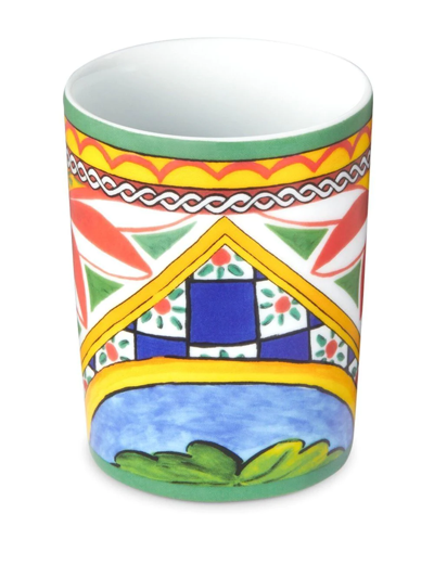 Dolce & Gabbana Archive-print Porcelain Cup In White