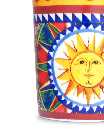 Shop Dolce & Gabbana Archive-print Porcelain Cup In Multicolour