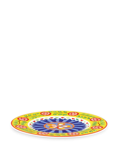Dolce & Gabbana Carretto Sicilano Set-of-two Bread Plates In Orange