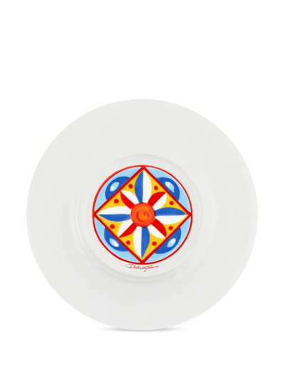 Dolce & Gabbana Carretto Sicilano Set-of-two Bread Plates In White