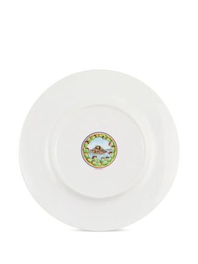 Dolce & Gabbana 2 Piece Fine Porcelain Dessert Plate Set In Red