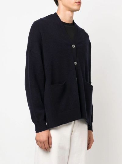 Extreme Cashmere N°24 Tokio Knit Cardigan In Blau