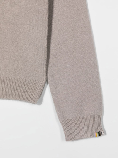 Shop Extreme Cashmere Crew Neck Jumper In Nude