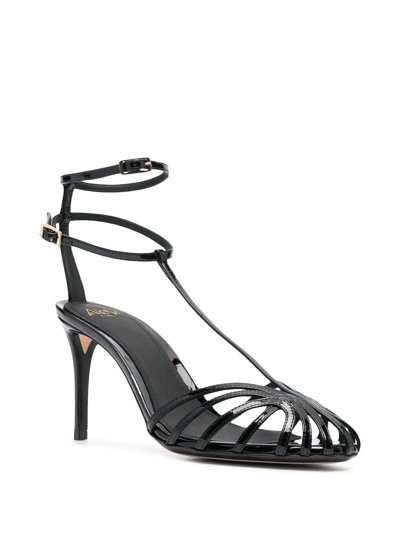 Shop Alevì Anna 80mm Heel Sandals In Schwarz